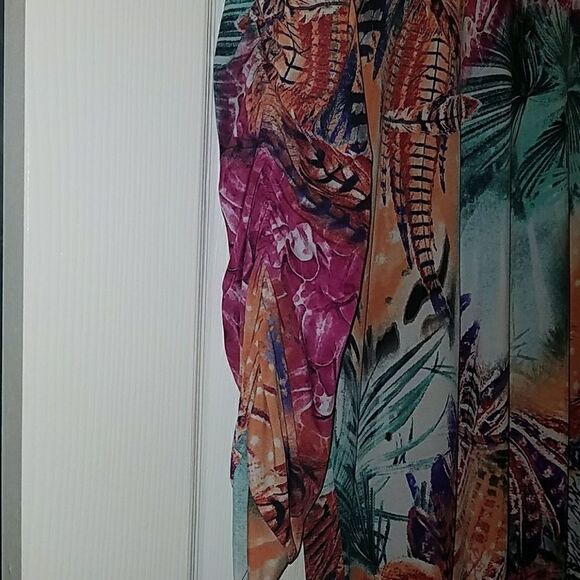 Complements by Erin London printed top Sz L NWOT - Picture 3 of 5